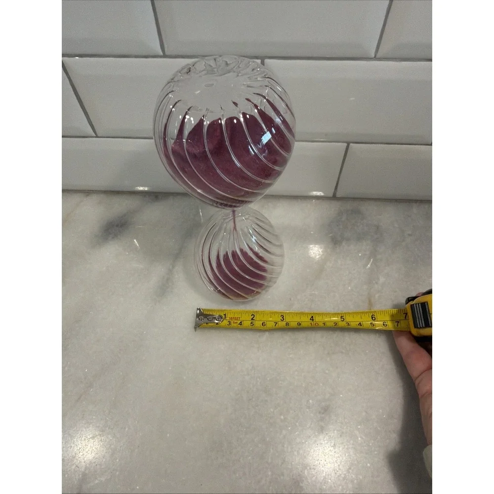 5 Minutes Flowing Sand Hourglass Stress-Relief Glass Ornament Decor And Gift